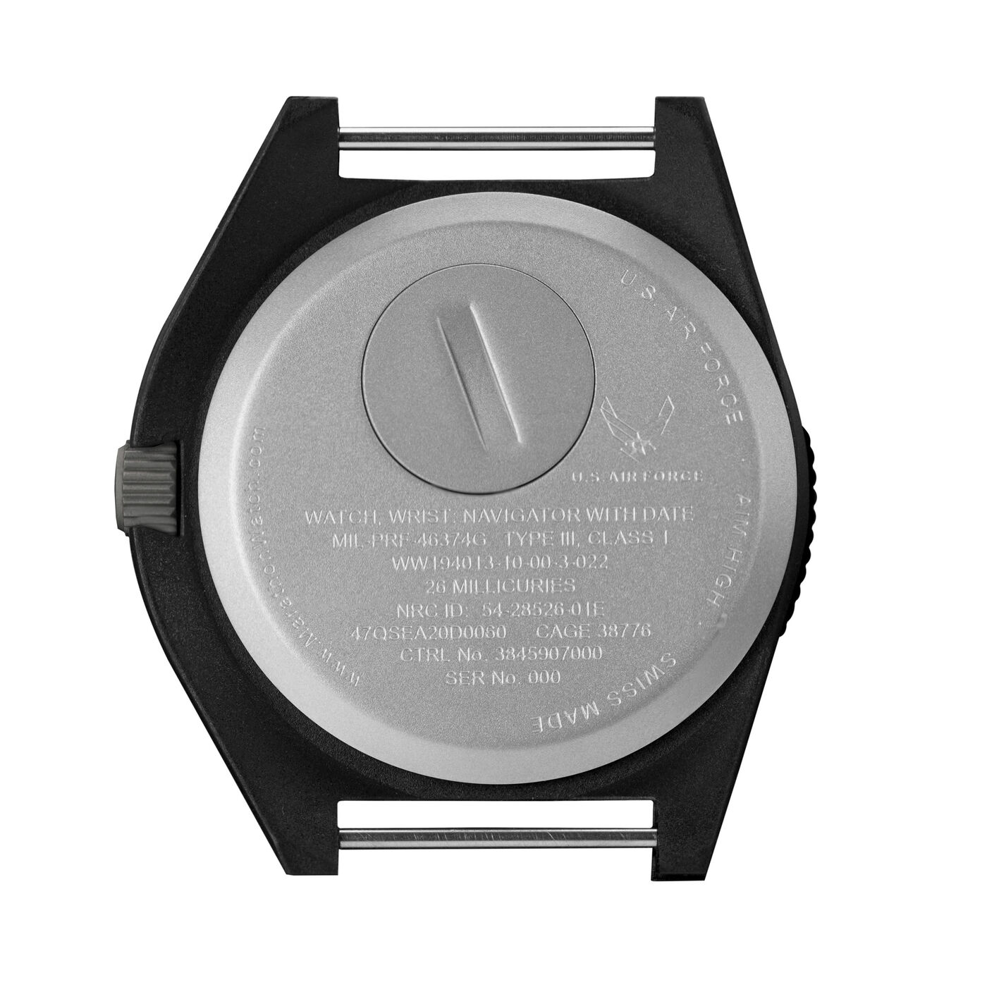 Marathon Pilot Navigator Watch Black with Date - USAF