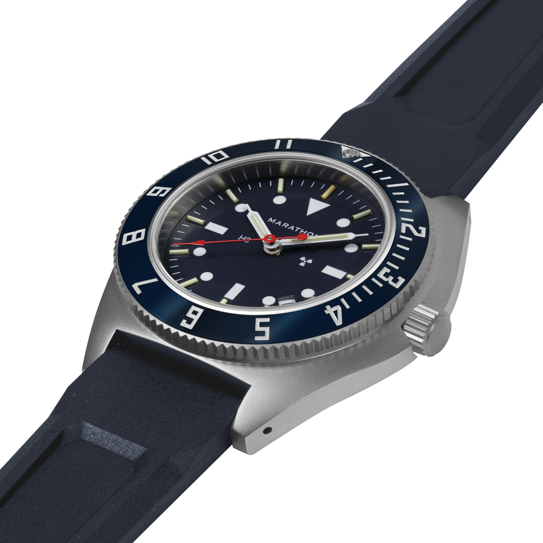 Marathon Blue Yonder Steel Navigator Watch with Date
